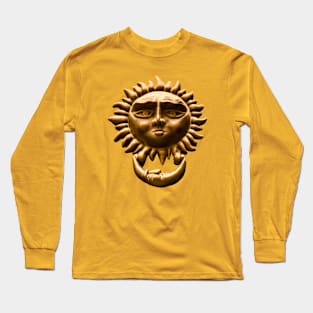 Sun and Moon Door Knocker Long Sleeve T-Shirt